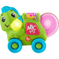 Fisher-Price Baby Learning Toy Link Squad Crawl n Colors Chameleon with Music & Lights for Ages 9+ Months  Compatible Only with Link Squad Items