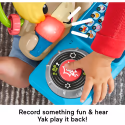 Fisher-Price Baby Learning Toy Link Squad A to Z Yak with Interactive Music & Lights for Ages 9+ Months  Compatible Only with Link Squad Items