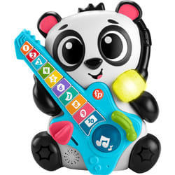 Fisher-Price Baby Learning Toy Link Squad Jam & Count Panda with Music & Lights for Ages 9+ Months  Compatible Only with Link Squad Items
