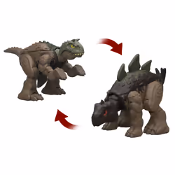 Jurassic World FIERCE CHANGERS DOUBLE DANGER Carnotaurus & Stegosaurus