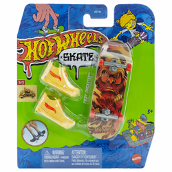 Hot Wheels Skate FIERY TRICKSTER Board, Finger board set, 5 yr(s)