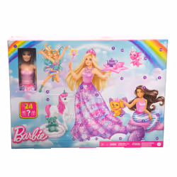 Barbie Dreamtopia Advent Calendar, Box, Freestanding, Multicolour