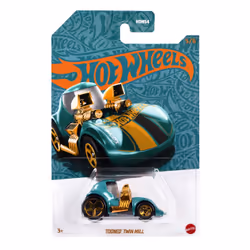 Hot Wheels Tooned Twin Mill, Car, 3 yr(s), Metal, Orange, Turquoise
