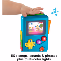Fisher-Price Baby & Toddler Toy Laugh & Learn Lil Gamer Pretend Video Game with Lights & Music for Infants Ages 6+ Months