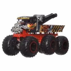 Hot Wheels Monster Trucks Big Rigs, 1:64 Scale Die-Cast Toy Truck with 6 Wheels (Styles May Vary)