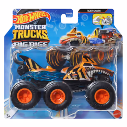 Hot Wheels Monster Trucks Big Rigs, 1:64 Scale Die-Cast Toy Truck with 6 Wheels (Styles May Vary) - Additional view 4