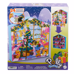 Polly Pocket Advent Calendar, Box, Freestanding, Multicolour