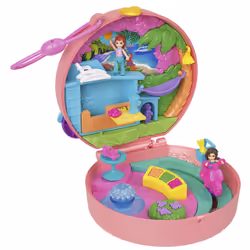 Polly Pocket ADVENTURE MOPED Compact, Doll playset, 4 yr(s)