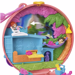 Polly Pocket ADVENTURE MOPED Compact