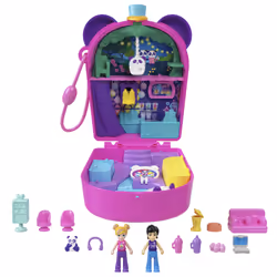 Polly Pocket Bubble Tea Panda Compact, Doll playset, 4 yr(s)