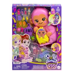 Polly Pocket Momma Monkey & Baby