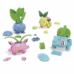 MEGA Pokémon Grass-Type Trainer Team Building Toy Kit, 4 Action Figures (118 Pieces) for Kids - Additional view 4