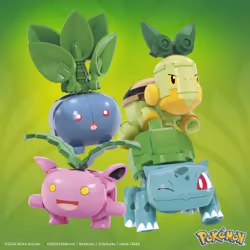 MEGA Pokémon Grass-Type Trainer Team Building Toy Kit, 4 Action Figures (118 Pieces) for Kids - Additional view 5