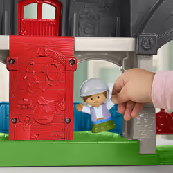 Fisher-Price Little People Friendly Horses Stable Toddler Playset with Sounds, 6 Play Pieces - Additional view 7