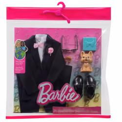 Barbie Clothes, Groom Fashion Pack for Ken Doll on Wedding Day