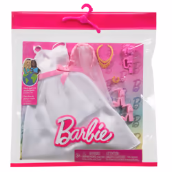 Barbie Clothes, Bridal Fashion Pack for Doll on Wedding Day