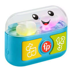 Fisher-Price Laugh & Learn Play Along Ear Buds Baby Musical Learning Toy, Multilanguage Version