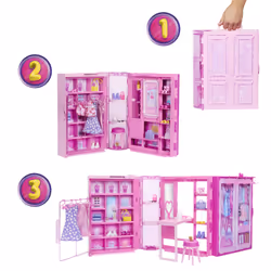 Barbie Dream Closet Doll, Playset and Accessories - Additional view 5