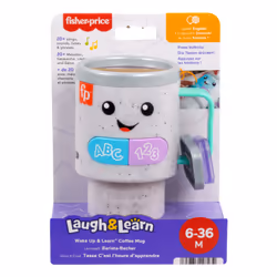 Fisher-Price Laugh & Learn Wake Up & Learn Coffee Mug Baby Musical Toy, Multilanguage Version - Additional view 6