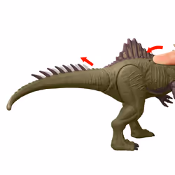 Jurassic World Chaos Theory Battle Roarin’ Becklespinax Dinosaur Action Figure Toy, Rampage Strike