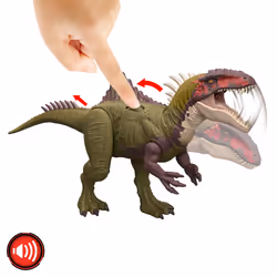 Jurassic World Chaos Theory Battle Roarin’ Becklespinax Dinosaur Action Figure Toy, Rampage Strike - Additional view 4