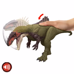 Jurassic World Chaos Theory Battle Roarin’ Becklespinax Dinosaur Action Figure Toy, Rampage Strike - Additional view 8