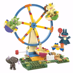 MEGA Pokémon Ferris Wheel Fun Building Toy Kit, with 4 Action Figures (393 Pieces) for Kids, Building set, 8 yr(s), Plastic, ...