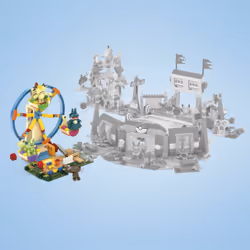 MEGA Pokémon Ferris Wheel Fun Building Toy Kit, with 4 Action Figures (393 Pieces) for Kids - Additional view 5