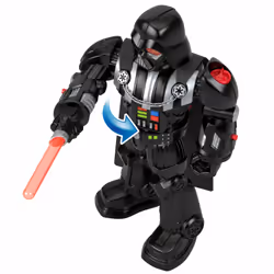 Fisher-Price Imaginext STAR WARS Darth Vader Bot 2+ Ft Toy, Lights Sounds & Stormtrooper Character Key - Additional view 4