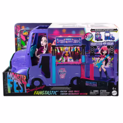 Monster High Draculaura Doll and Fangtastic Rockin’ Food Truck Playset with 13+ Themed Accessories - Additional view 6