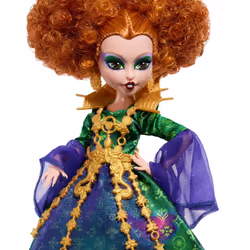 Monster High Skullector Hocus Pocus Dolls - Winifred  Mary  Sarah  and Binx Collectible Set with Articulated Figures  Witchy Dresses  Accessories  and