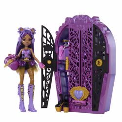 Monster High SKULLTIMATE SECRETS CLAWDEEN WOLF Doll, Fashion doll, Female, 4 yr(s), Boy/Girl, Multicolour