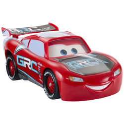 Disney Pixar Cars Disney and Pixar Cars Global Racers Cup Drift & Race Lightning McQueen Toy Vehicle with 2 Modes