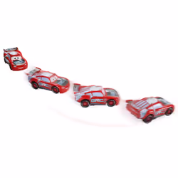 Disney Pixar Cars Disney and Pixar Cars Global Racers Cup Drift & Race Lightning McQueen Toy Vehicle with 2 Modes