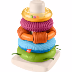 Fisher-Price Sensory Rock-A-Stack, 0.5 yr(s), Plastic, Multicolour