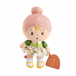 Fisher-Price Cuddle & Chime First Babydoll with Rainbow Teether, Doll, 0.6 yr(s)
