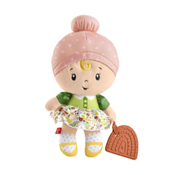 Fisher-Price Cuddle & Chime First Babydoll with Rainbow Teether