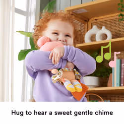 Fisher-Price Cuddle & Chime First Babydoll with Rainbow Teether - Additional view 6
