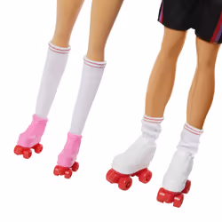 Barbie Fashionistas 2 Doll & 6 Accessories Set, Roller-Skating Theme, 65th Anniversary - Additional view 6