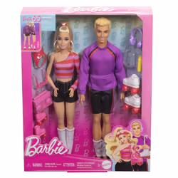 Barbie Fashionistas 2 Doll & 6 Accessories Set, Roller-Skating Theme, 65th Anniversary - Additional view 8