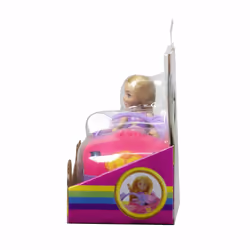 Barbie Chelsea Vehicle Set with Blonde Small Doll, Toy Car & Teddy Bear Accessory