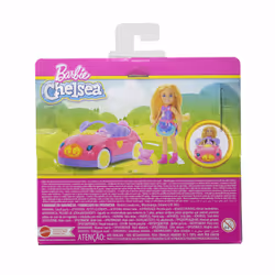 Barbie Chelsea Vehicle Set with Blonde Small Doll, Toy Car & Teddy Bear Accessory - Additional view 7