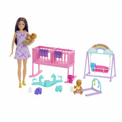 Barbie Skipper Babysitters Inc. Skipper Babysitter Doll with Twin Nursery Playset & Accessories