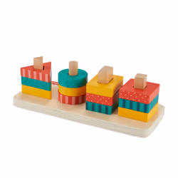 Fisher-Price Wooden Shape Stacker - Additional view 4