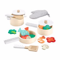 Fisher-Price Wooden Pots and Pans Set - Additional view 4