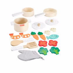 Fisher-Price Wooden Pots and Pans Set - Additional view 5