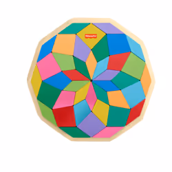 Fisher-Price Wooden Mandala Puzzle, 41 pc(s), Other, 3 yr(s)
