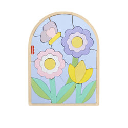 Fisher-Price Wooden Flower Puzzle Blocks