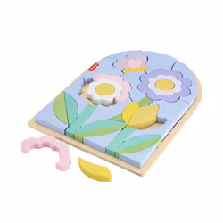 Fisher-Price Wooden Flower Puzzle Blocks - Additional view 5