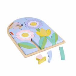 Fisher-Price Wooden Flower Puzzle Blocks - Additional view 6
